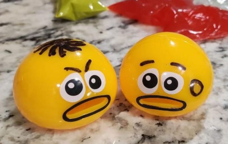 Customer photo review of Puking Ball® – The Original Slime Squishy Toys