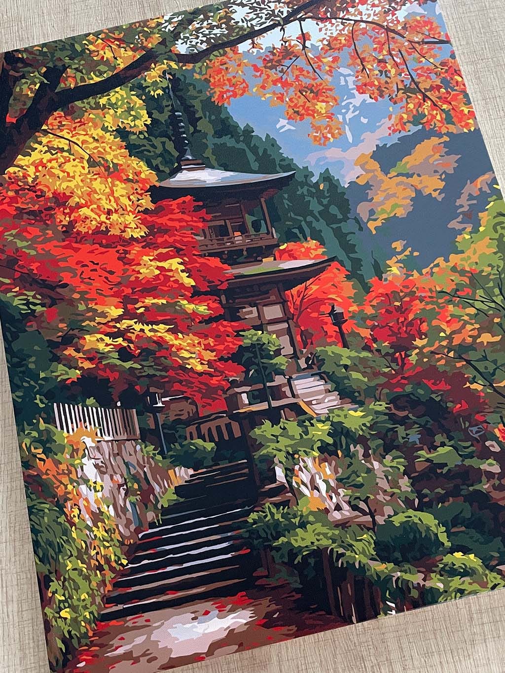 Customer photo review of Pagode japonaise en automne
