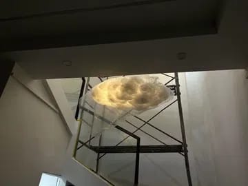 Customer photo review of Cotton Cloud Pendant Light