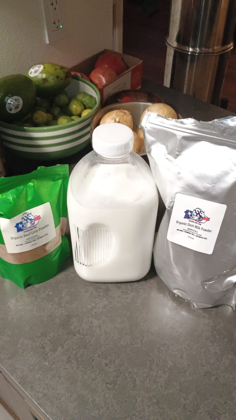 Customer photo review of Organic Goat Milk Powder