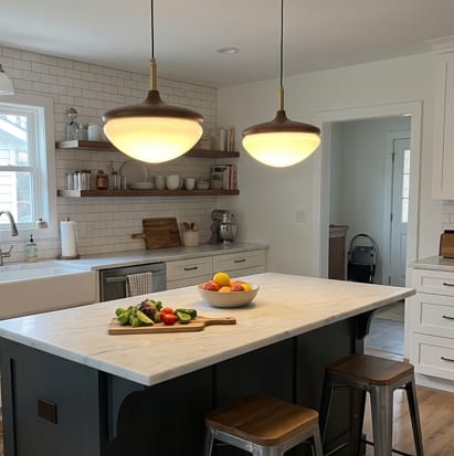 Customer photo review of Humboldt Vintage Pendant Lamp