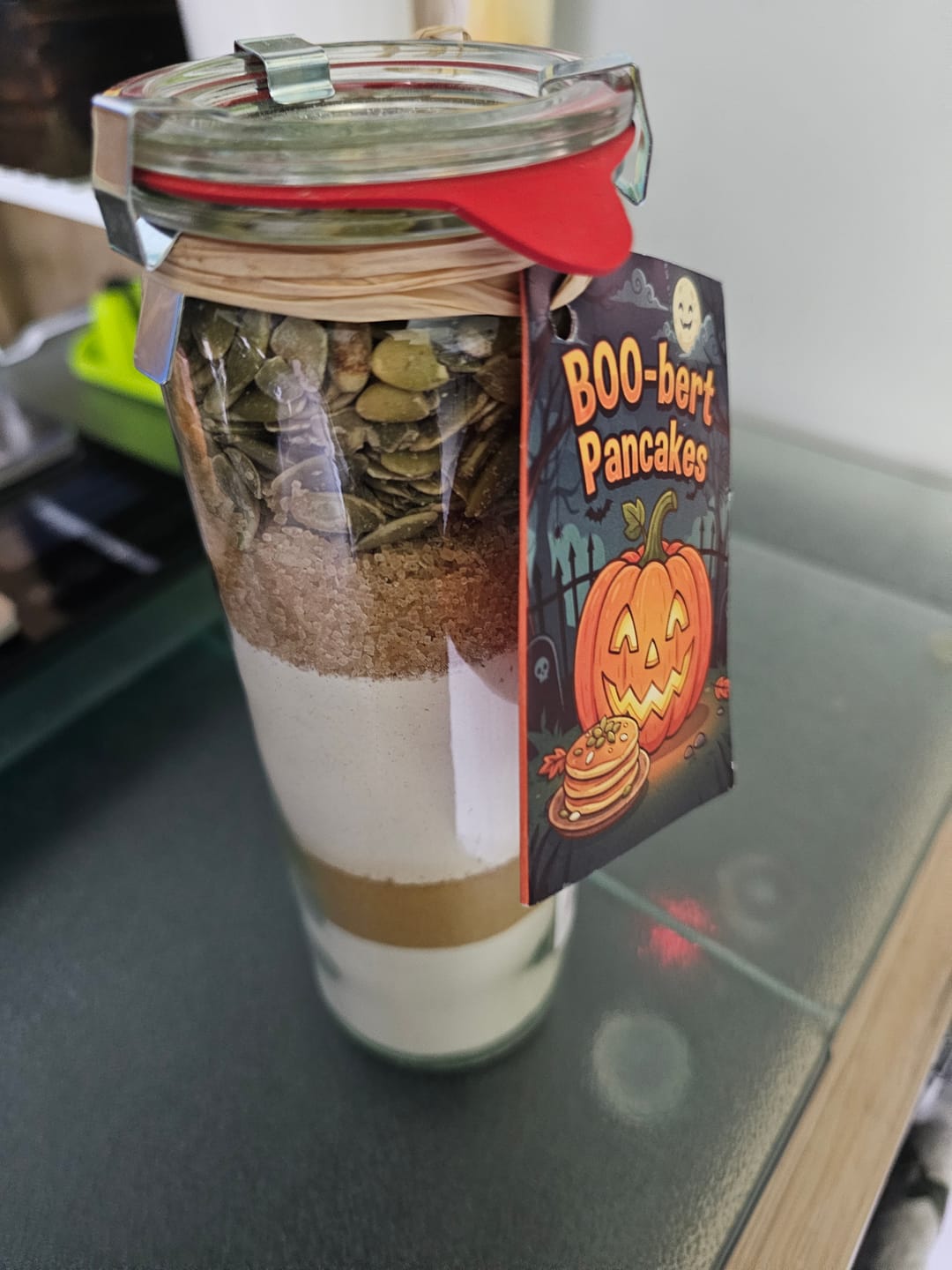 Customer photo review of Pumpkin-Spice Pancake-Backmischung mit Kürbiskernen vom Hof