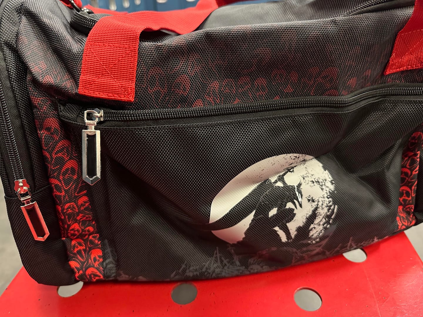 Customer photo review of Tormented Duffel Bag