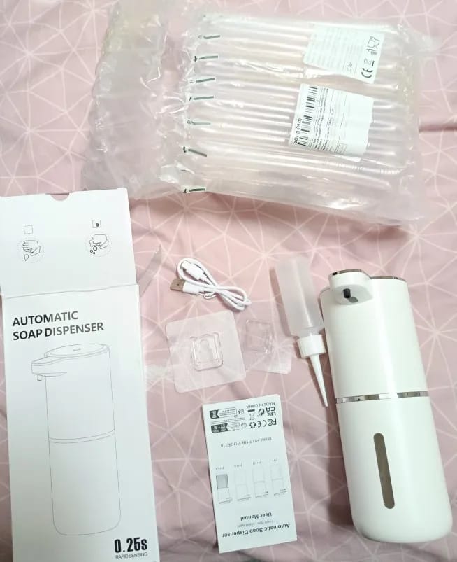 Customer photo review of Liquid Foma Soap Dispenser - Turn Your Everyday Handwashing Into a Smarter Experience