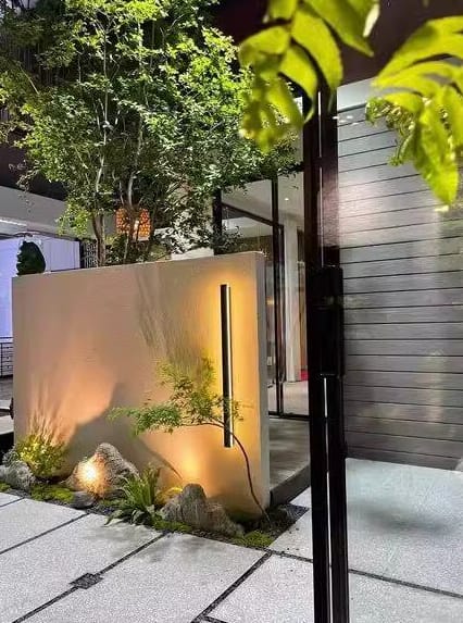 Customer photo review of Long Outdoor Linear LED Wall Light
