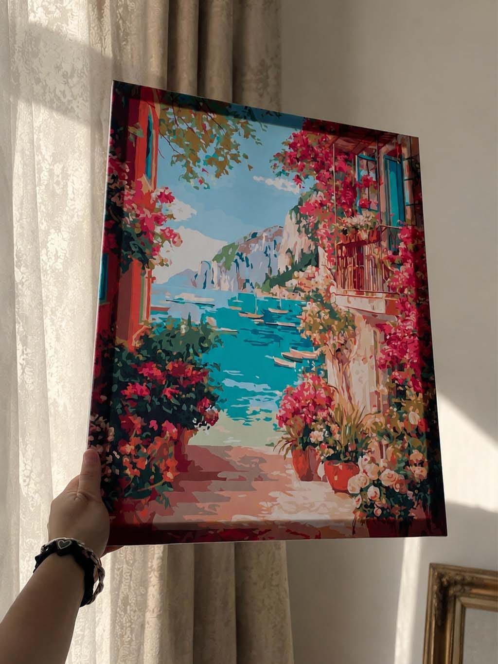 Customer photo review of Vue sur la Riviera Italienne