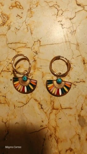 Customer photo review of Vivid Bohemian Drop Charms