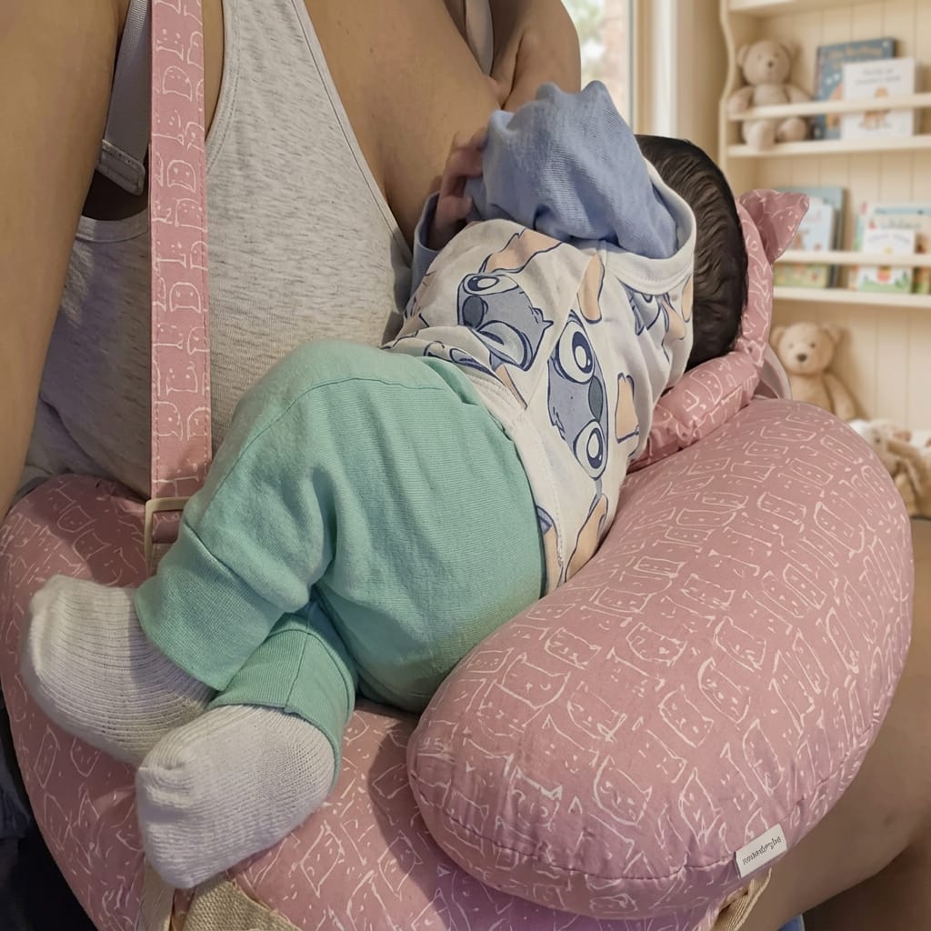 Customer photo review of Almohada CozyHalo Manos Libres