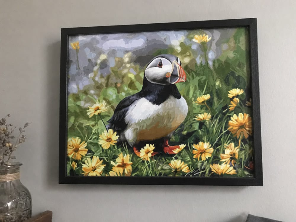 Customer photo review of Macareux et floraison printanière