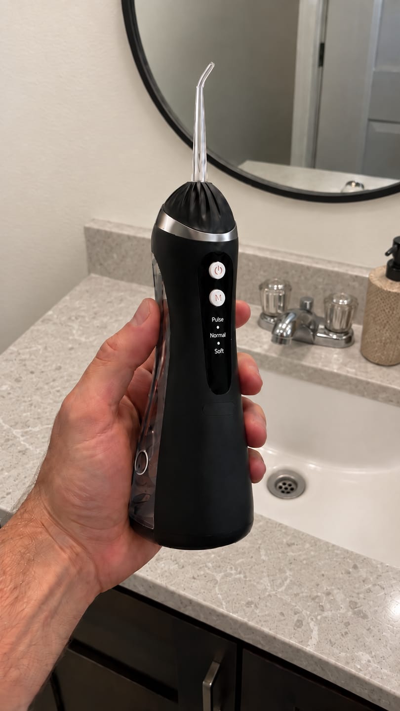 Customer photo review of Flossora Water Flosser