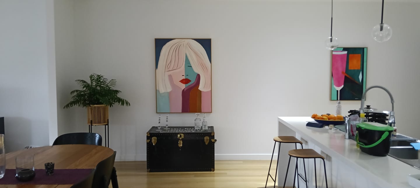 Customer photo review of Plaster Art Texture Painting #SG257
