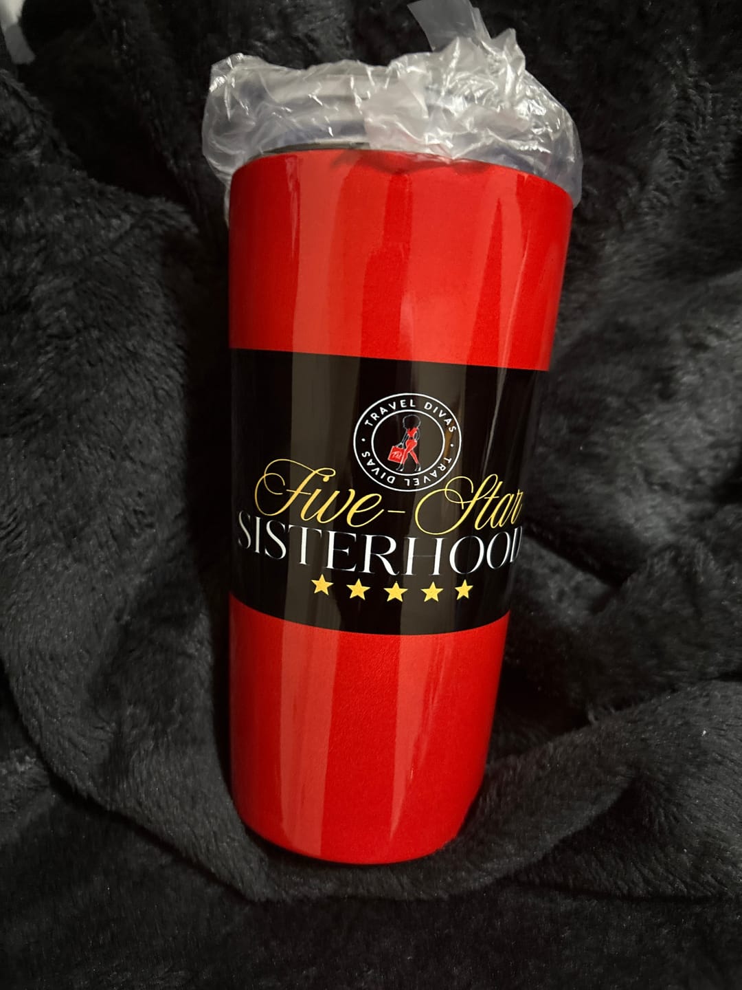 Customer photo review of Five-Star Sisterhood – 20oz Glossy Tumbler