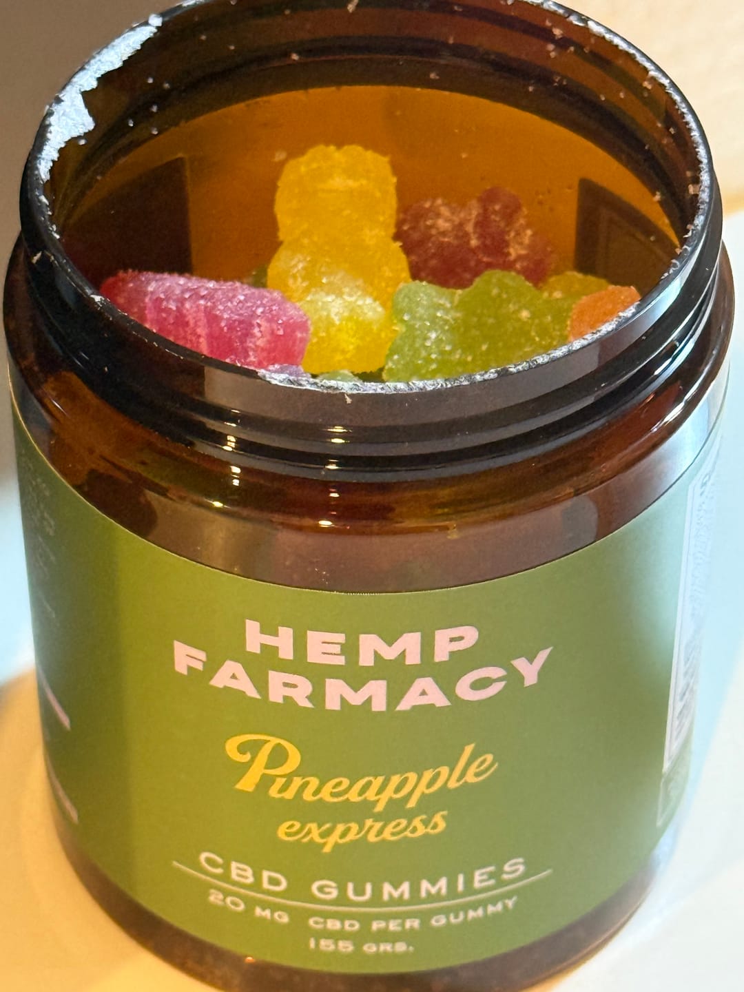 Customer photo review of Pineapple Express Day Time Gummies