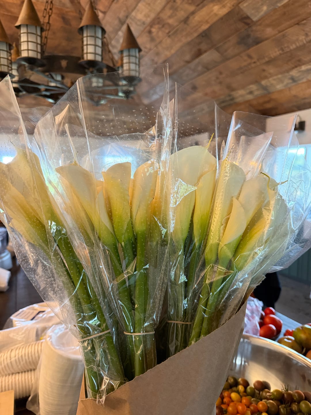 Customer photo review of White Calla Lilies