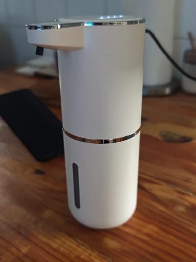 Customer photo review of Liquid Foma Soap Dispenser - Turn Your Everyday Handwashing Into a Smarter Experience