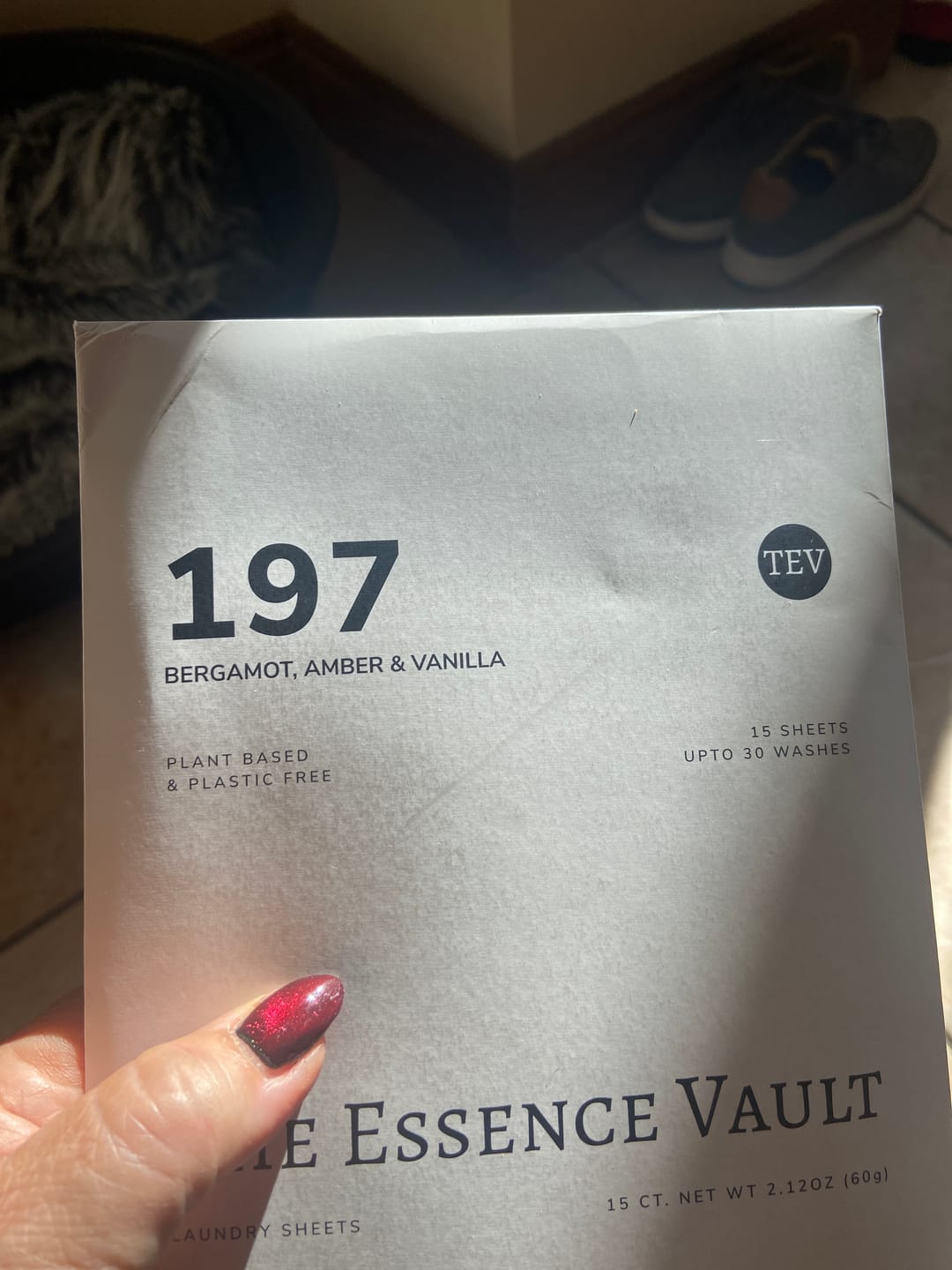 Customer photo review of Inspired By Sauvage - 197 - Laundry Detergent Sheets