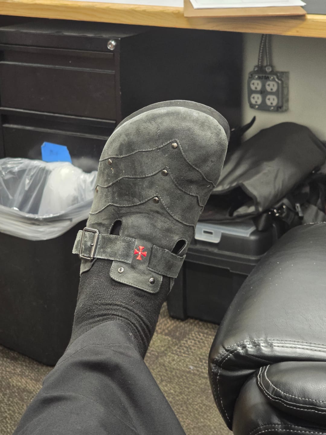Customer photo review of Crusader Armor Clog