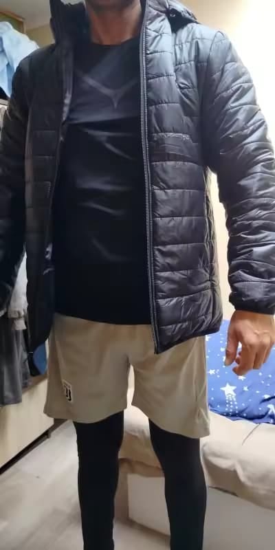 Customer photo review of Veste Chauffante à Capuche