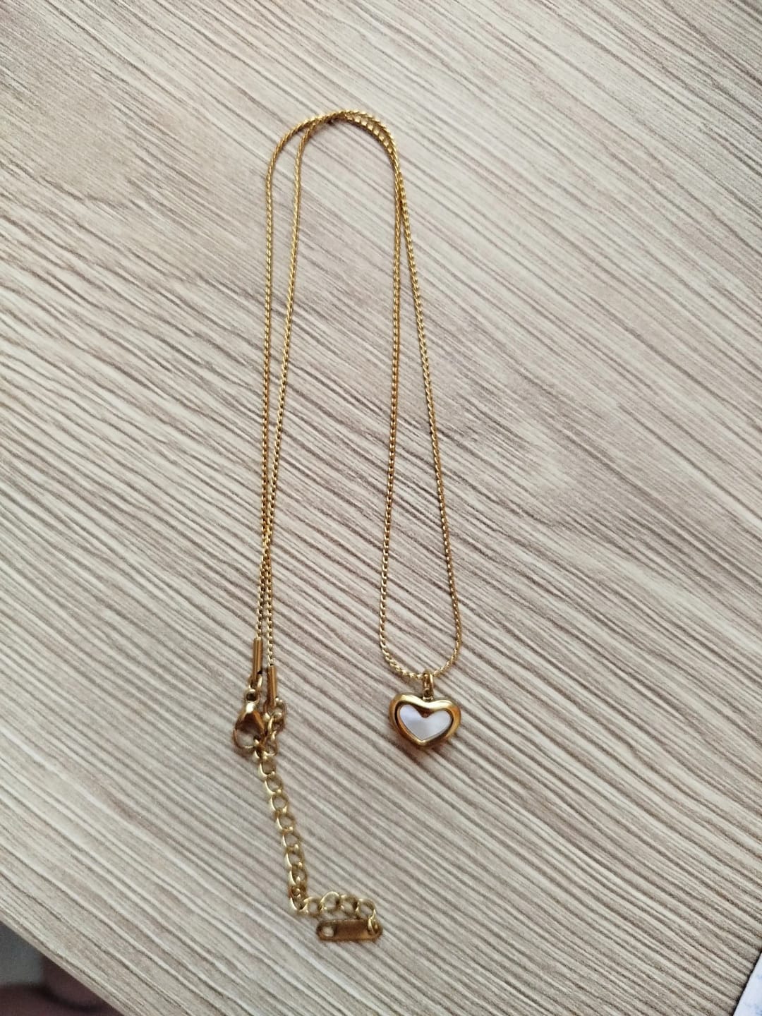 Customer photo review of Nautical Charm Shell Necklace