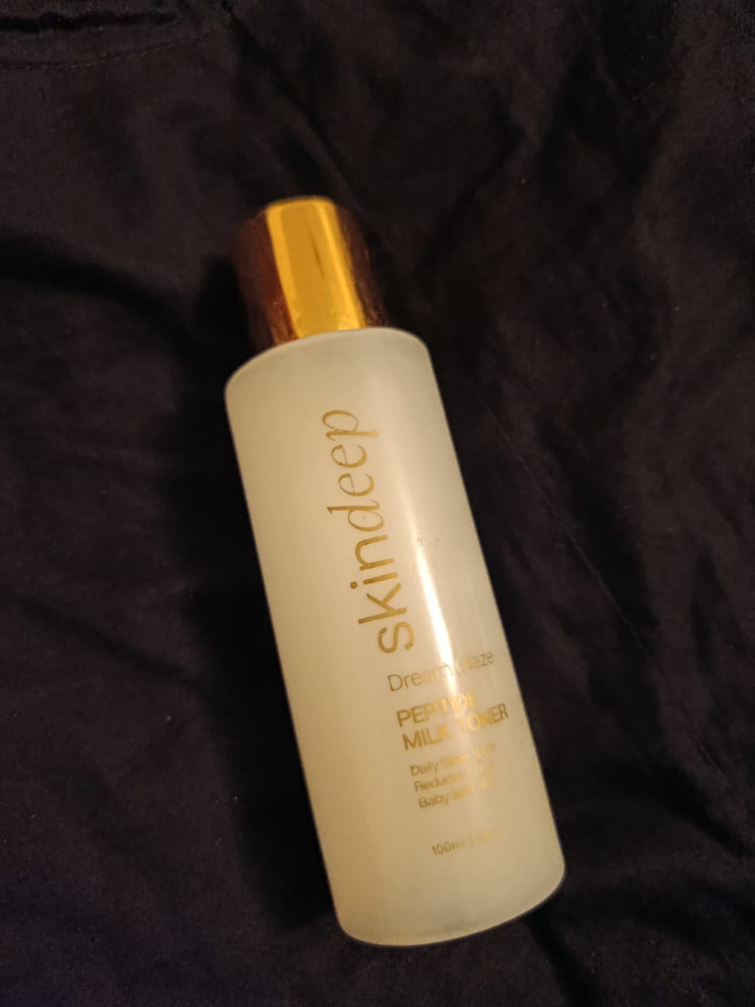 Customer photo review of DREAM GLAZE - Peptide Milk Toner