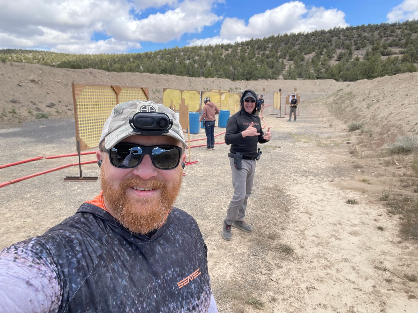 Customer photo review of Salmon Sport Tec Hooded Long Sleeve – Men's