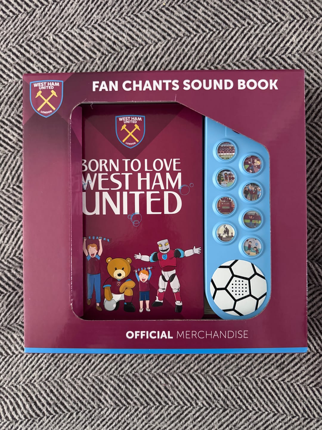 Customer photo review of West Ham Sound Book