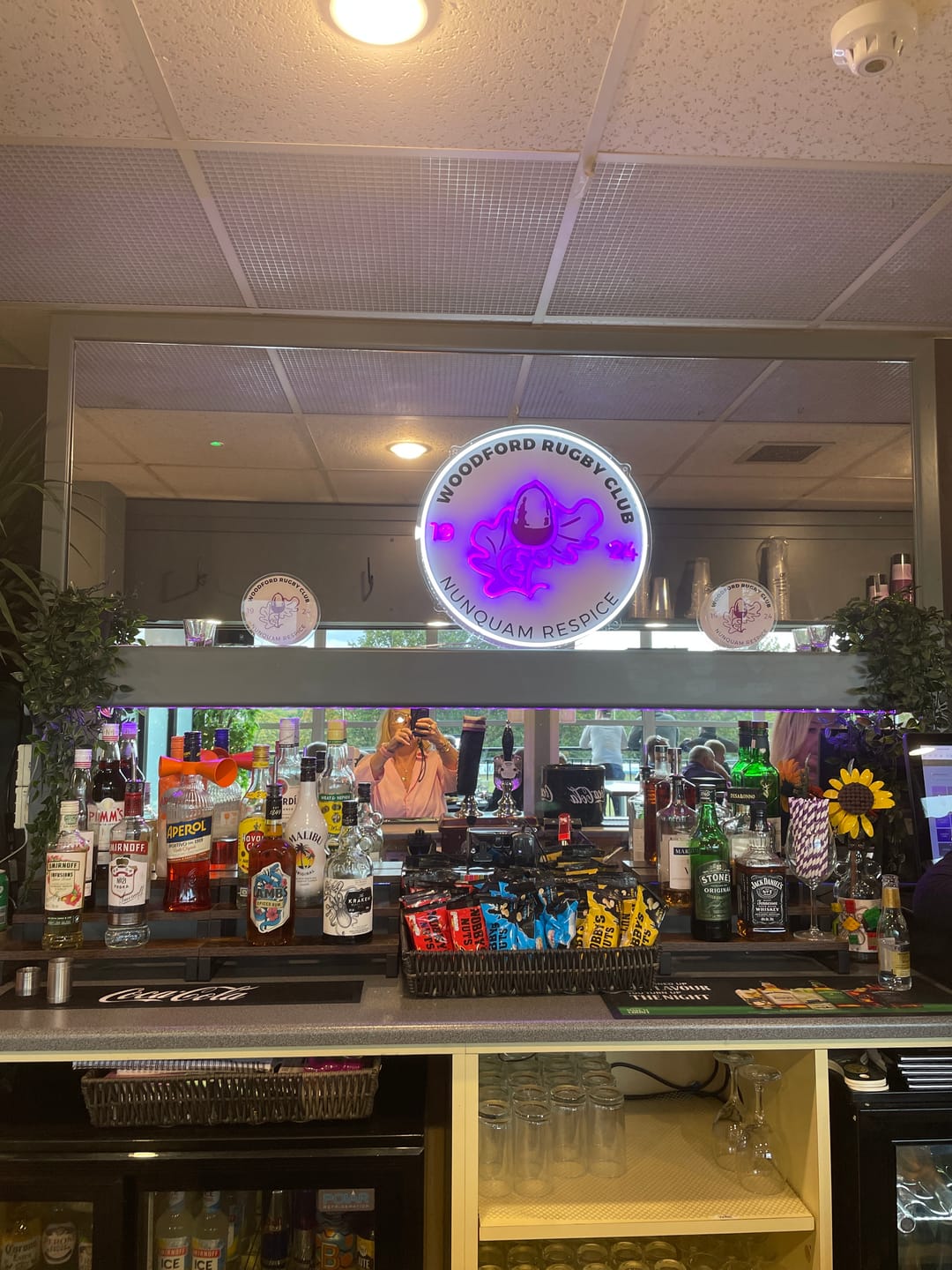 Customer photo review of WOODFORD RUGBY CLUB| LED Neon Sign