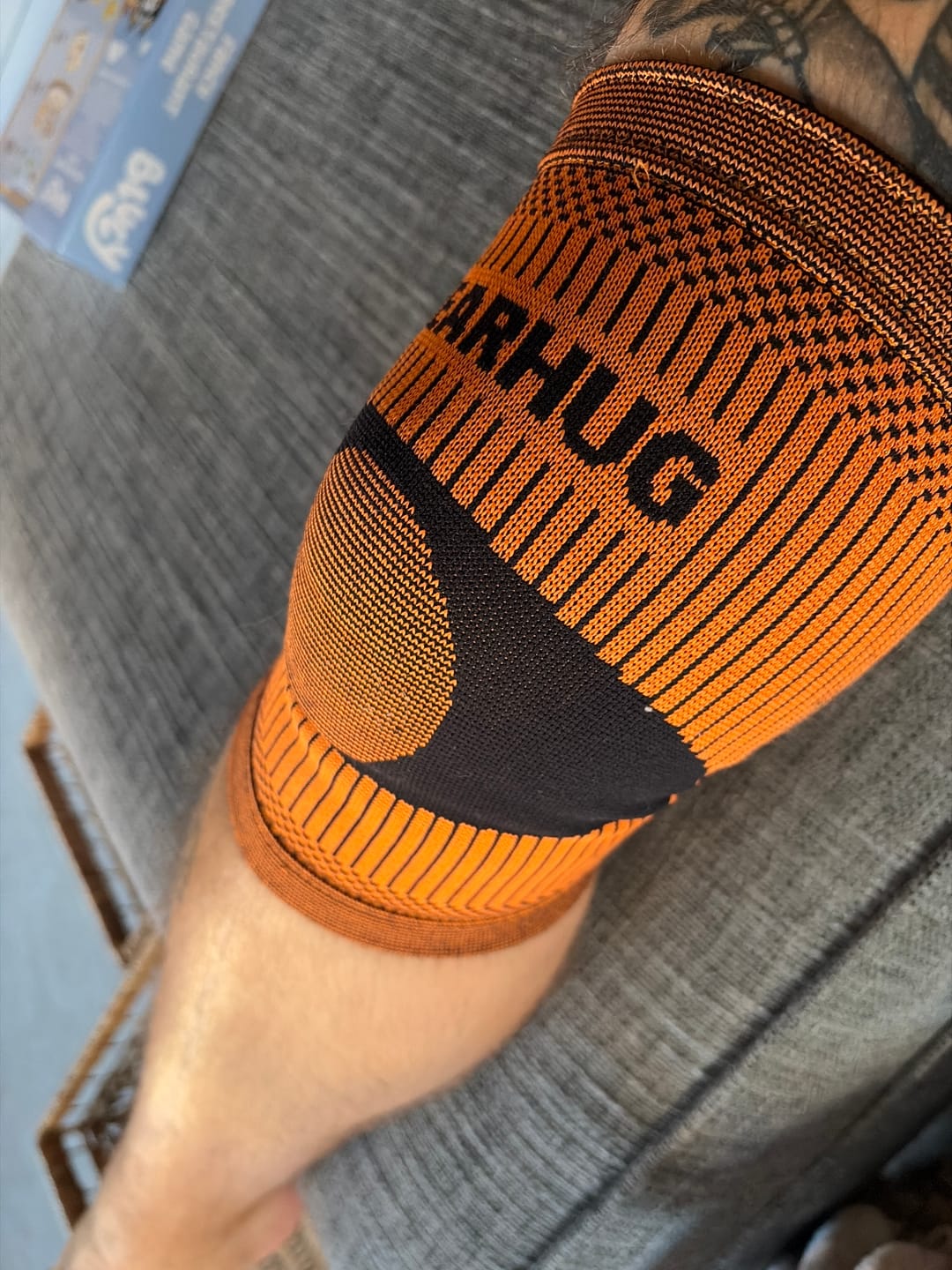 Customer photo review of Knee Support For Arthritic Relief & Pain Recovery