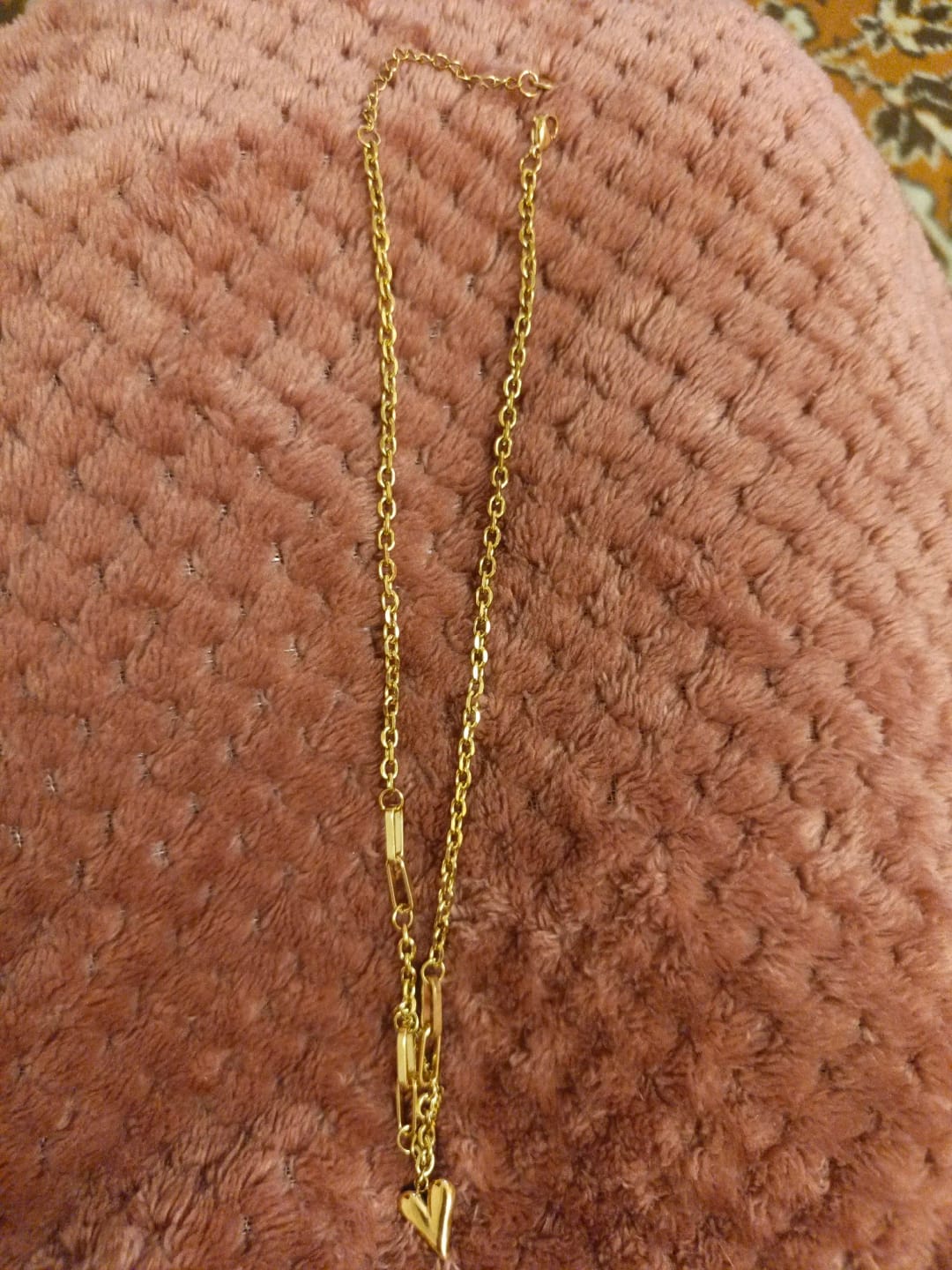 Customer photo review of Romantic Heart Pendant