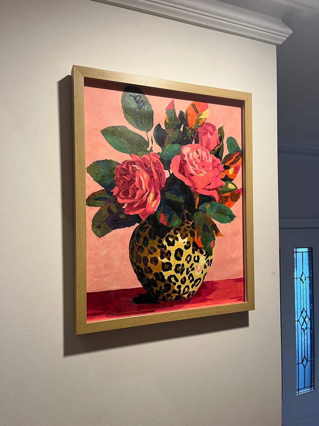 Customer photo review of Wild Roses | Paint by Number