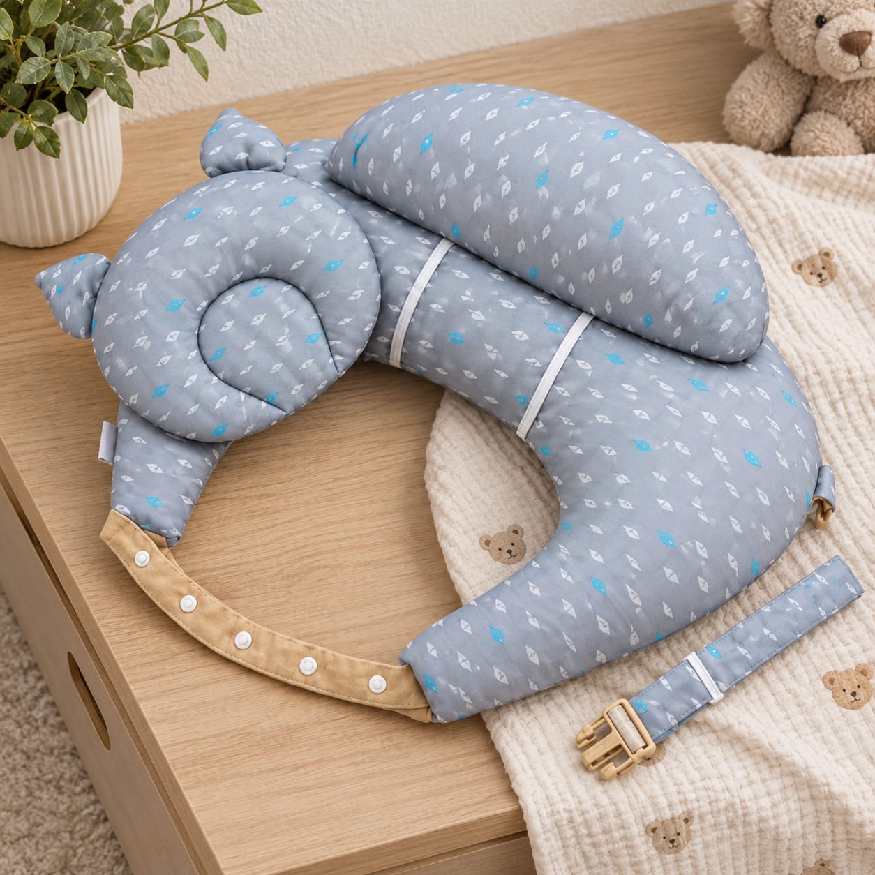 Customer photo review of Almohada CozyHalo Manos Libres