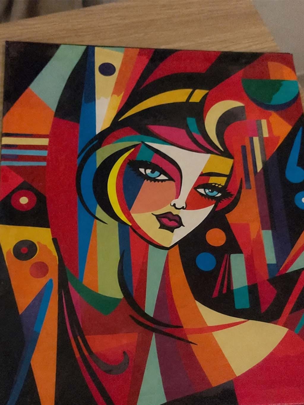 Customer photo review of Femme abstraite style Picasso
