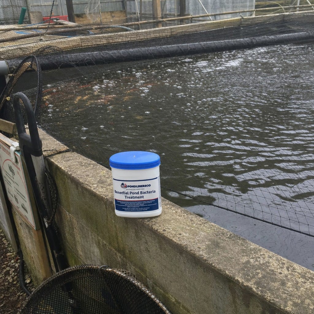 Customer photo review of Cold Water Pond Bacteria UK | Works Below 10°C | Winter Pond Treatment | Clears Green Water