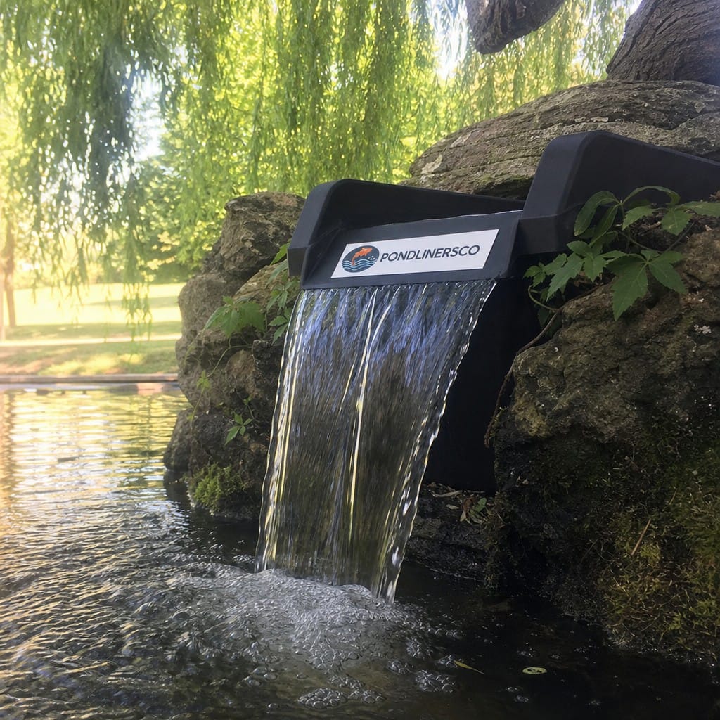 Customer photo review of Pond Waterfall Spillway UK | Creates Natural Waterfall Effect | Oxygenates Water | Easy Install