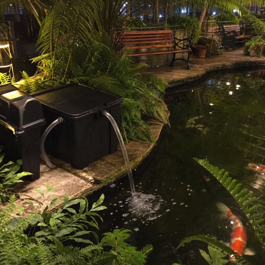 Customer photo review of Pond UV Clarifier UK – Clears Green Water Fast | 5000–15000L
