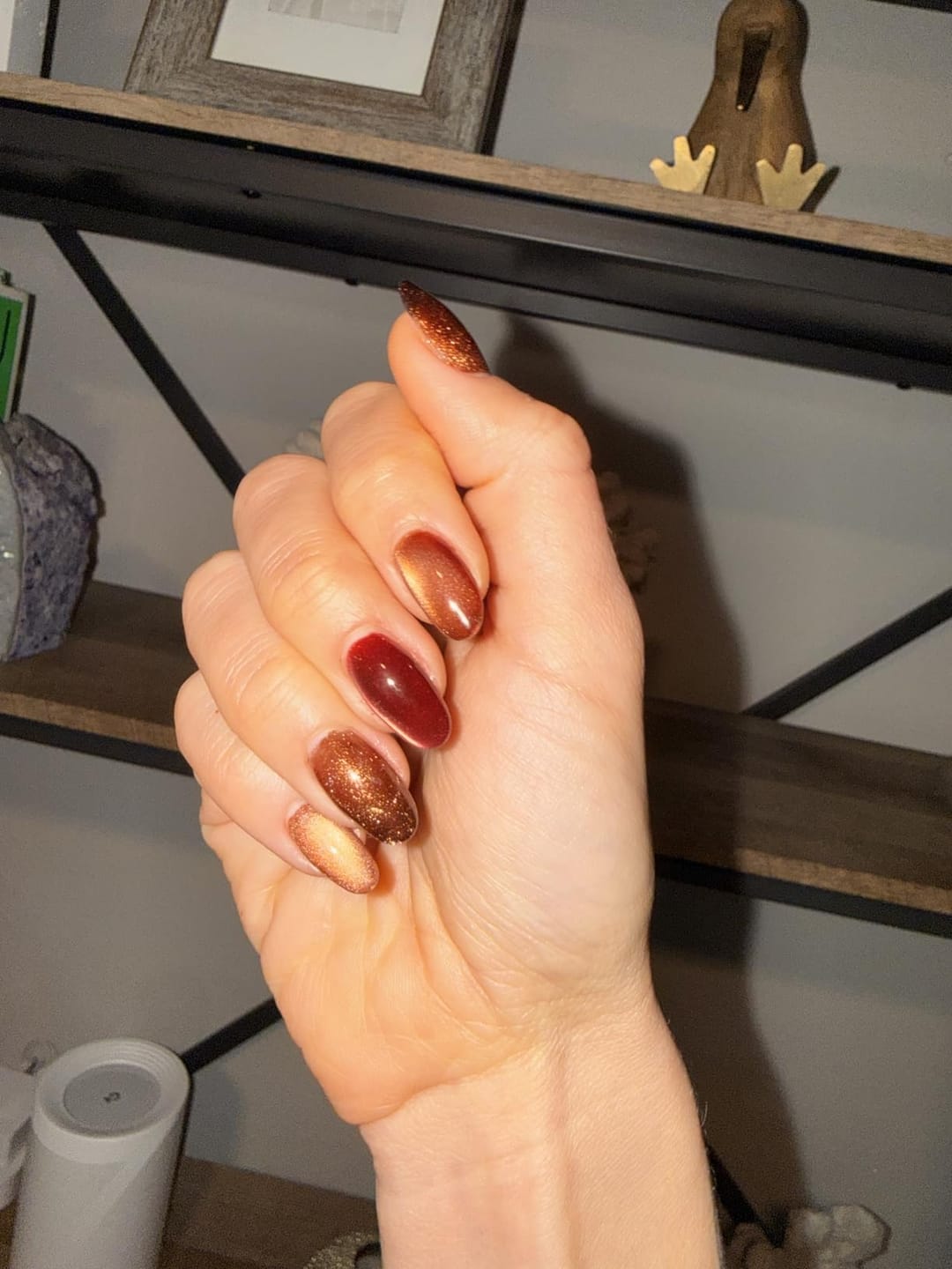 Customer photo review of Kedi Gözü Jel Oje Kalemi · Kış Serisi