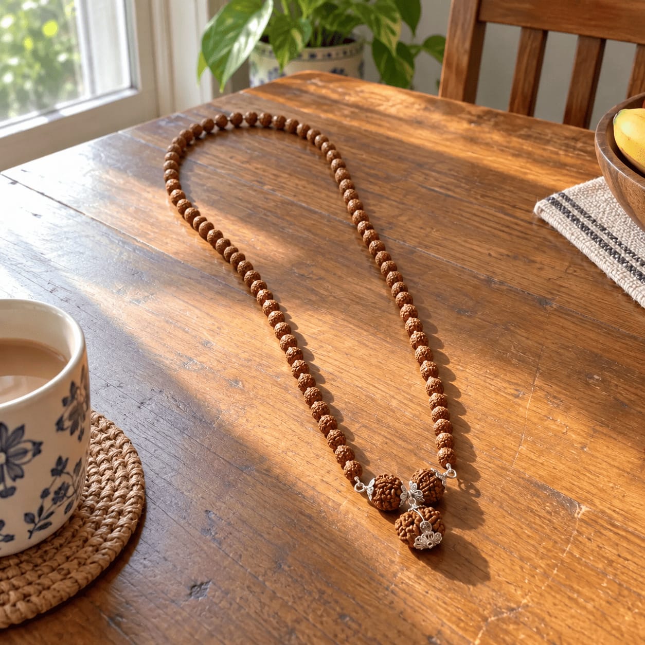 Customer photo review of 1-6-7 Mukhi Rudraksha Kavach (Indian)