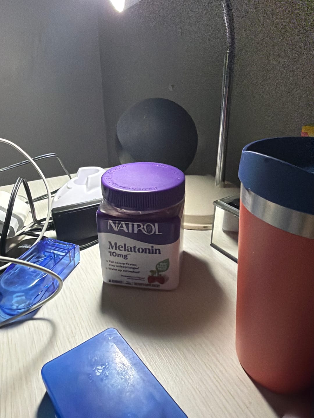 Customer photo review of Natrol Melatonina 10mg, 140 Gomas Mastigáveis de Morango