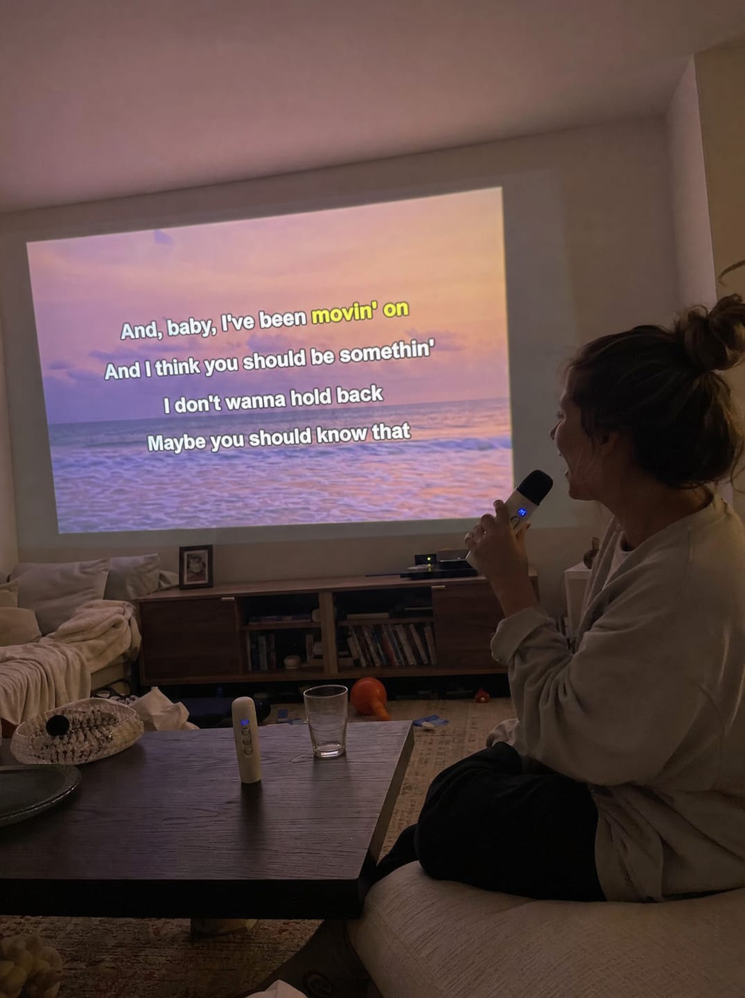 Customer photo review of LoudHouse™ Karaoke Projector