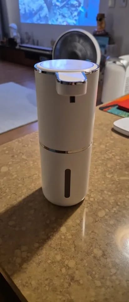 Customer photo review of Liquid Foma Soap Dispenser - Turn Your Everyday Handwashing Into a Smarter Experience