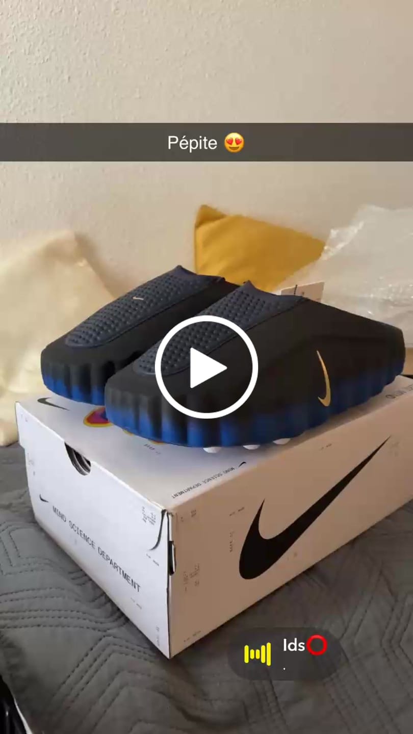 Customer video review of Nike Mind 001 - Bleu Noirci