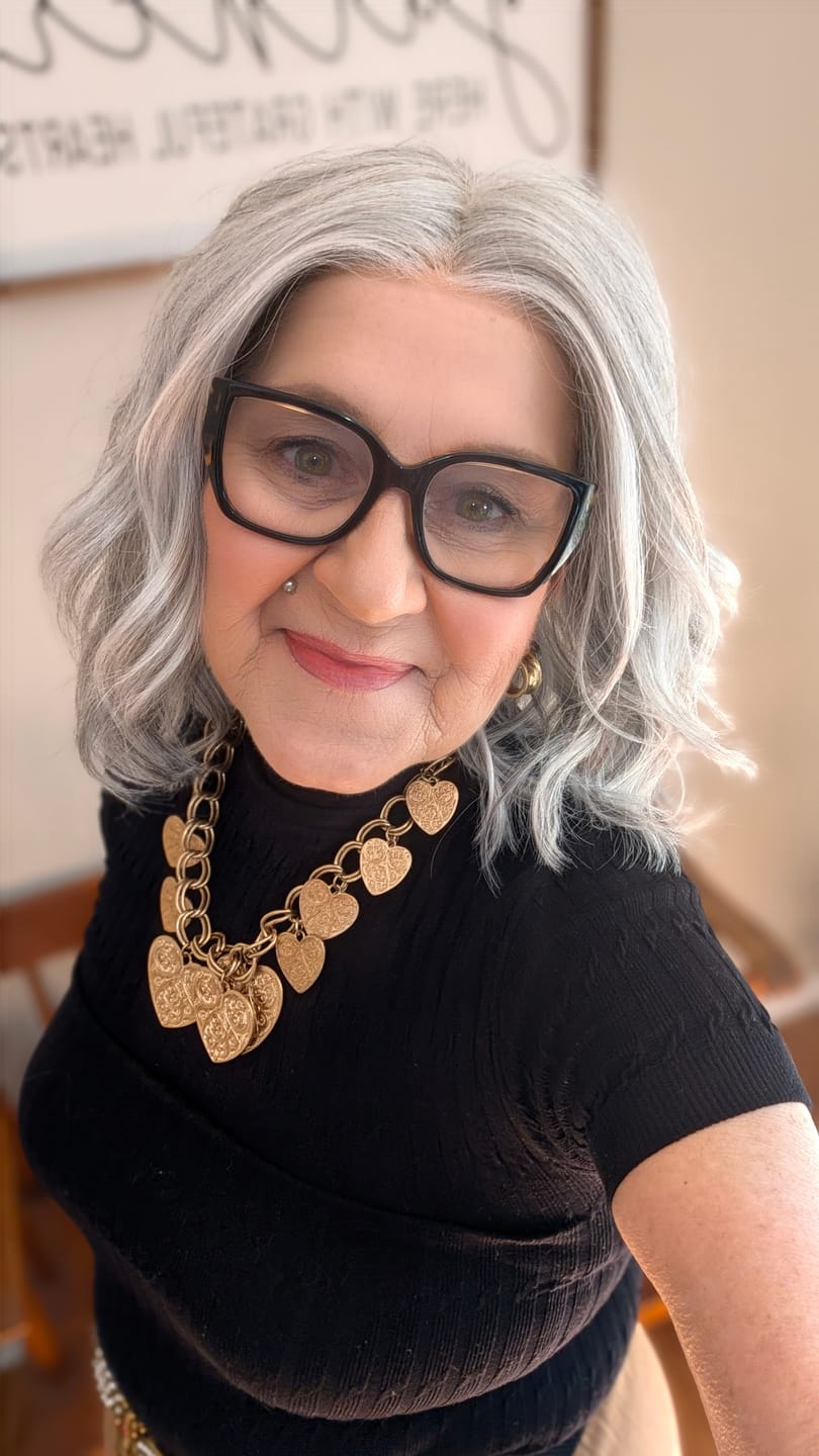 Customer photo review of SWEET SENSATION - Burnished Grey