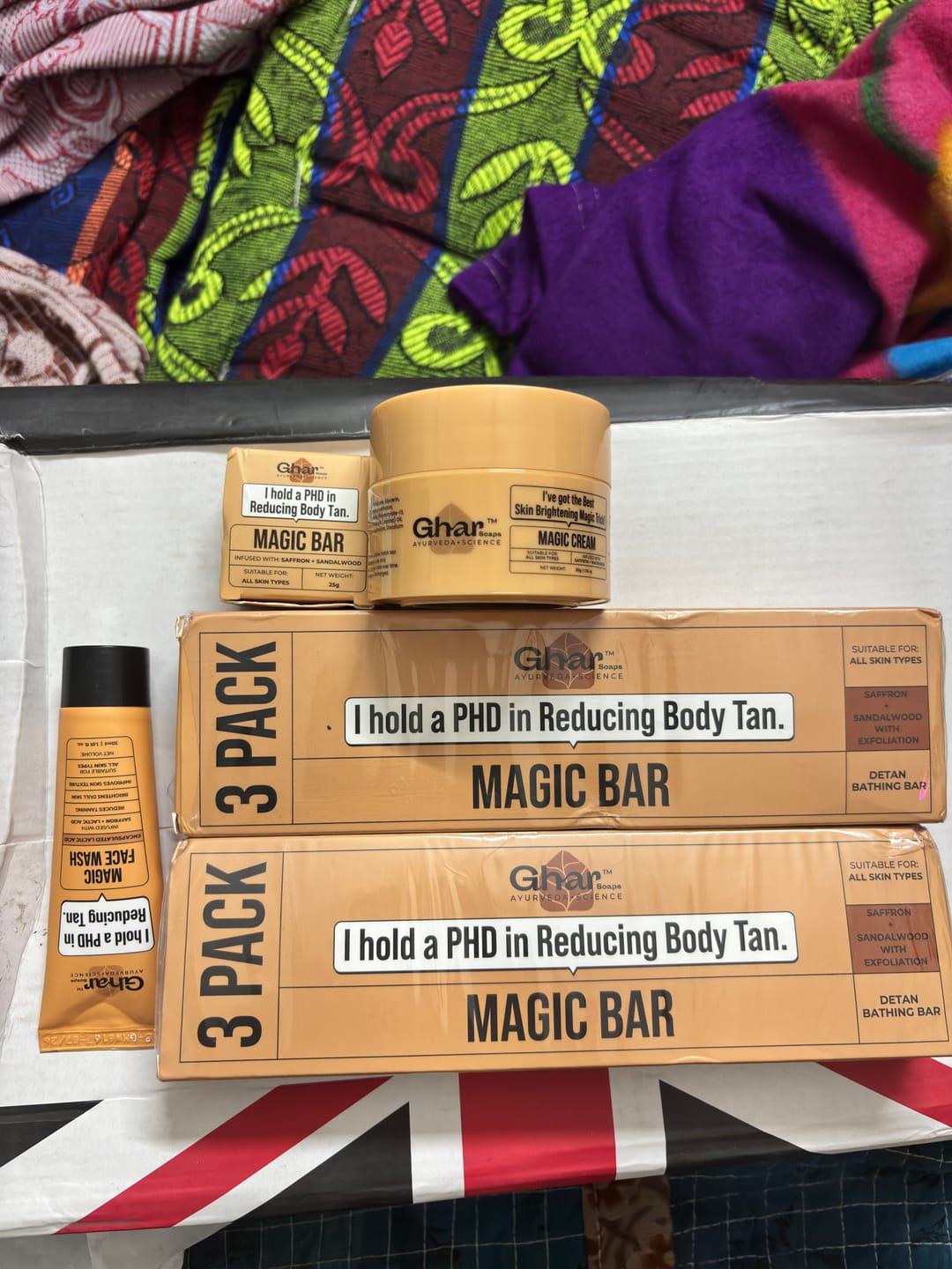 Customer photo review of Magic Soap (Sandal Wood and Saffron Soap)