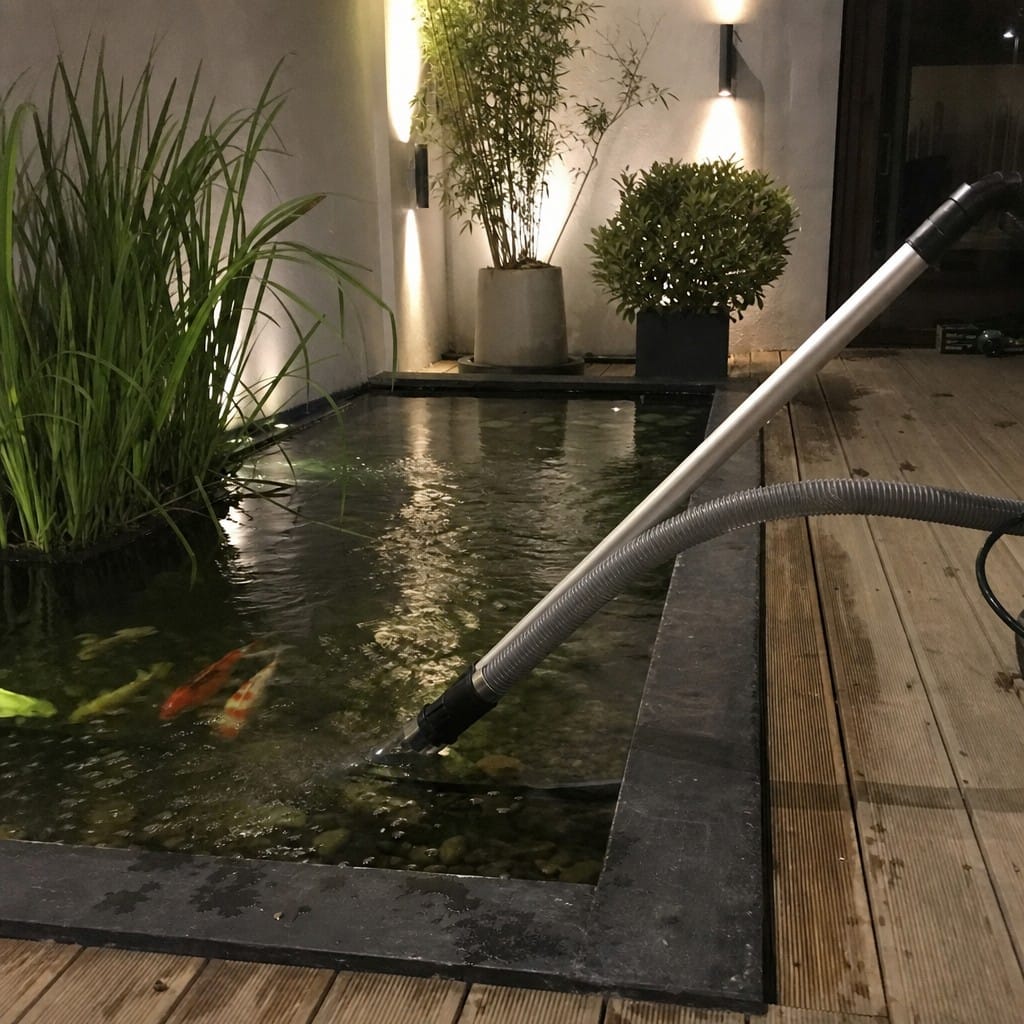 Customer photo review of Pond Vacuum Cleaner UK | Wet & Dry | Removes Sludge & Debris | 1400W | Pond Maintenance
