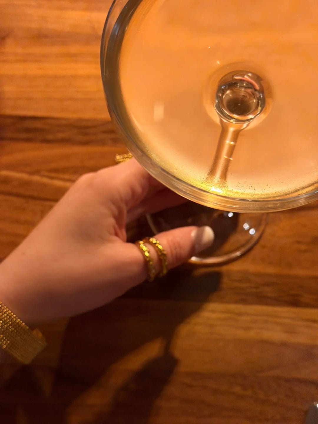 Customer photo review of Olivia's Gold Textured Ring
