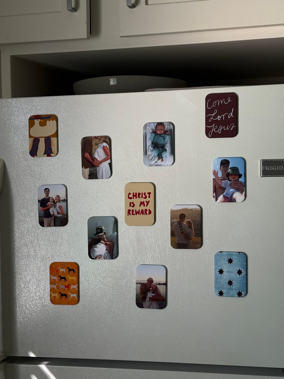 Customer photo review of Velvet Custom Photo Magnets