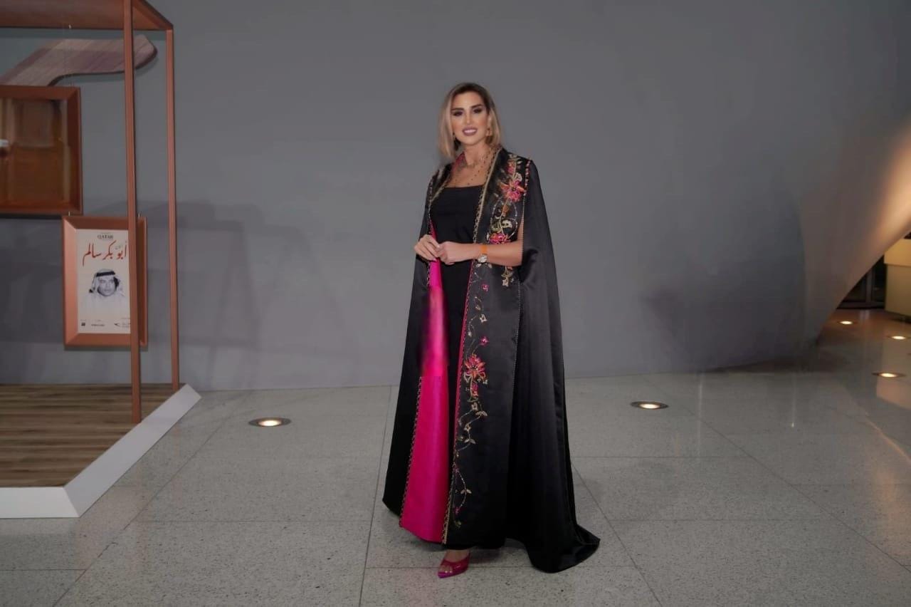 Customer photo review of Lujain Black Rezmir Layered Cape