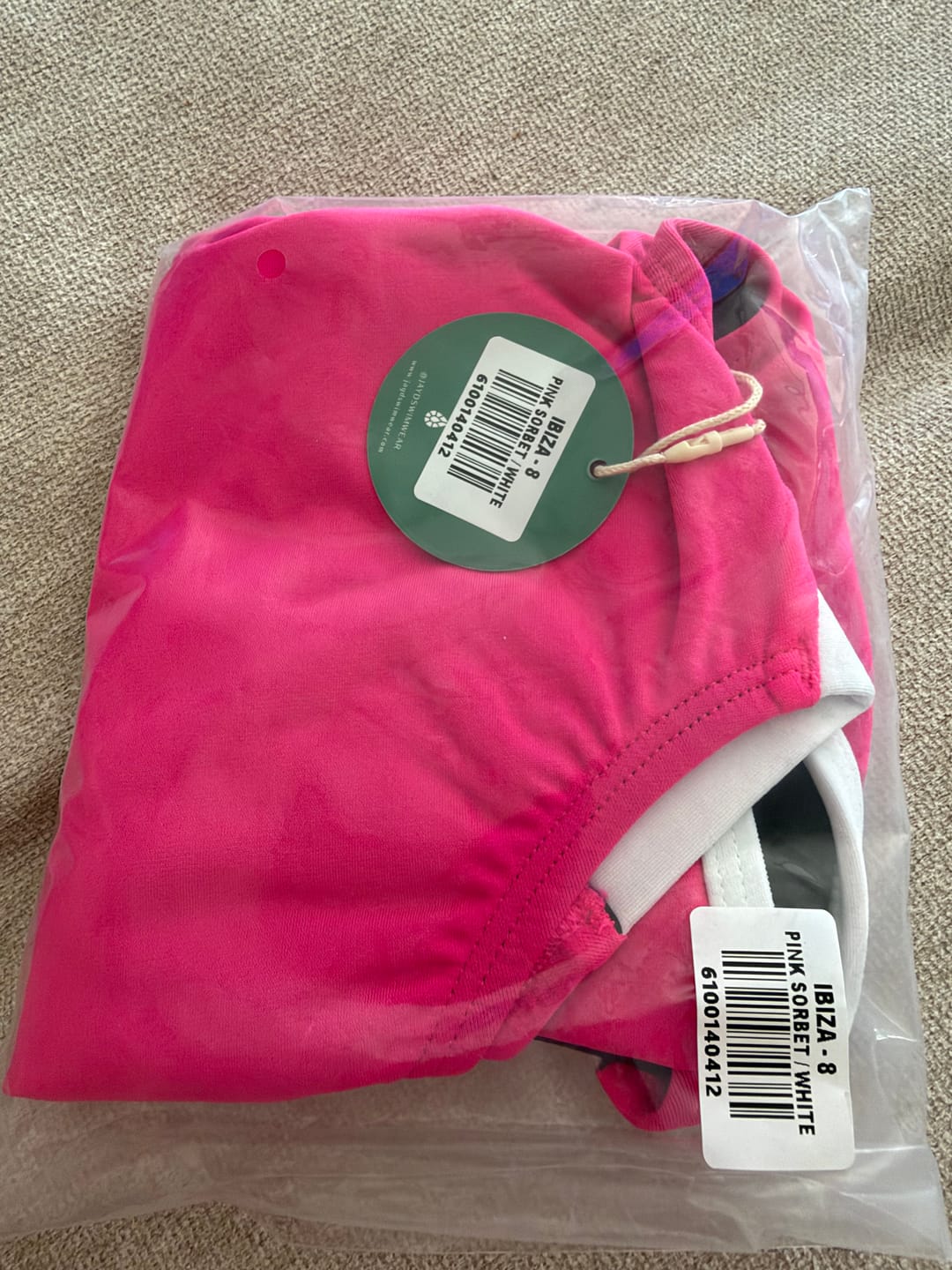 Customer photo review of IBIZA ONE PIECE - Pink Sorbet|White
