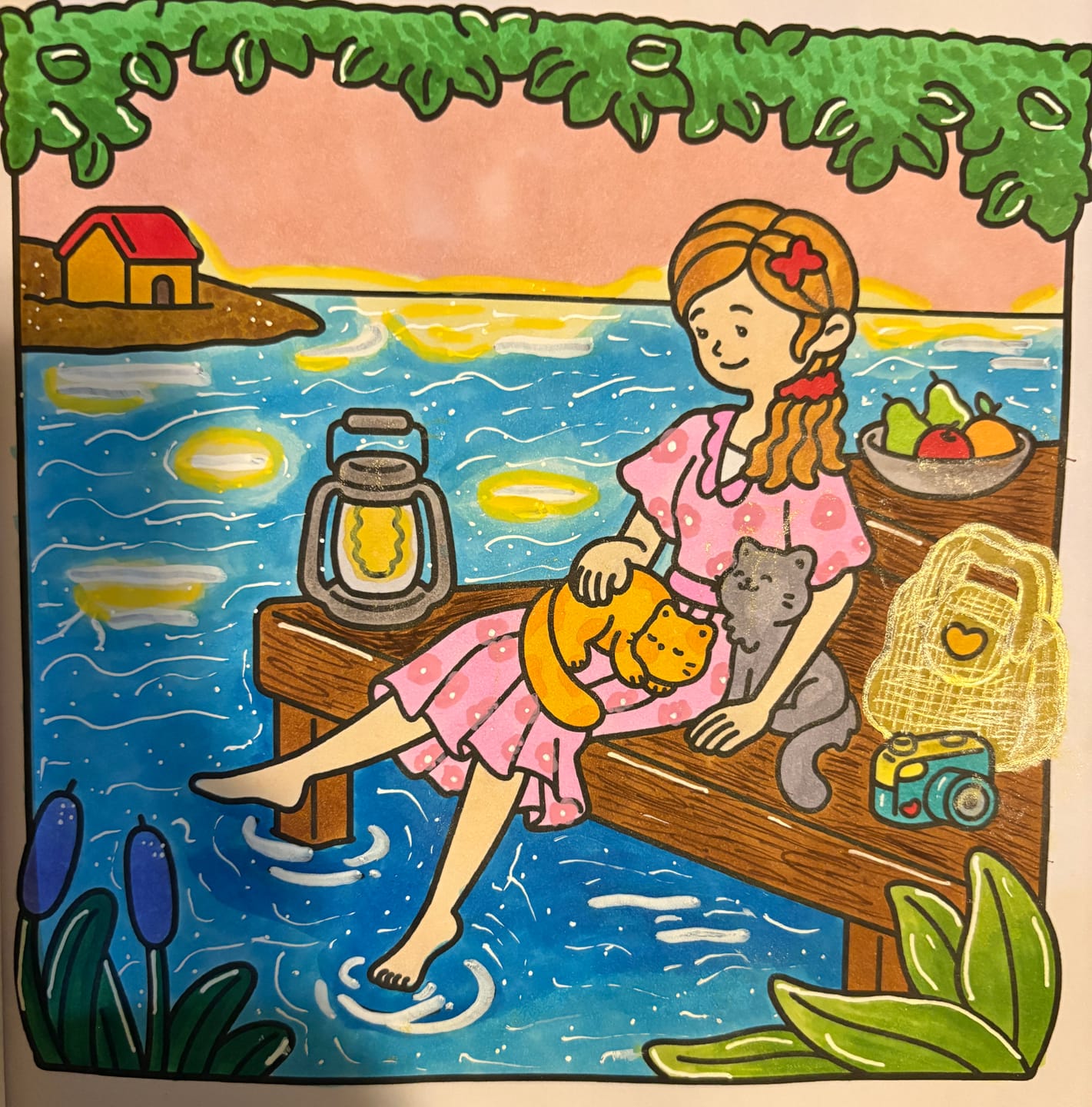 Customer photo review of Ohuhu Honolulu B E210 / Y69 Individual Marker, Brush & Fine