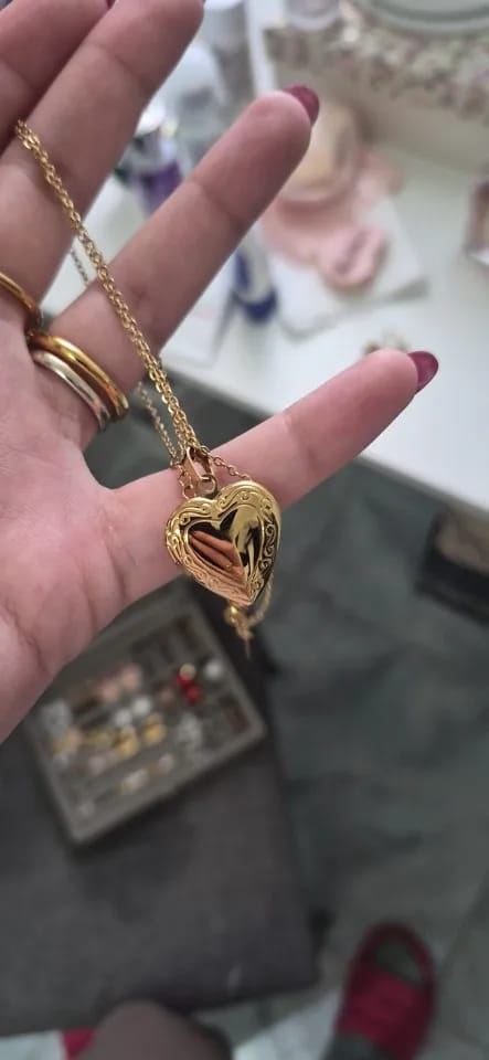 Customer photo review of Eternal Memories Charm Necklace